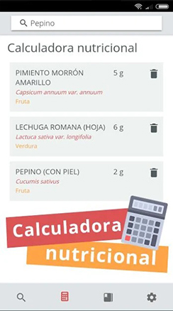 Calculadora nutricional