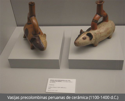 Vasijas precolombinas peruanas de cerámica