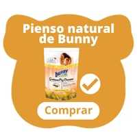 Producto pienso natural para cobayas de Bunny Nature