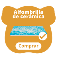 Producto alfombrilla de cerámica para cobayas