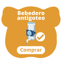 Producto bebedero antigoteo para cobayas