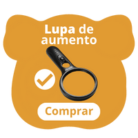 Producto lupa de aumento para revisar cobayas