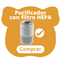 Purificador de aire con filtro HEPA